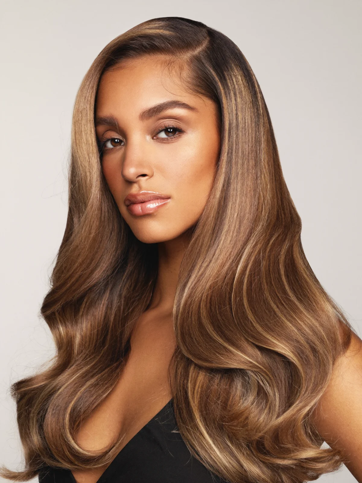 Lucia honey balayage body wave human hair wig